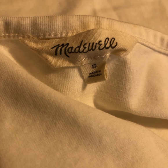 Madewell White Cropped Tanktop - Picture 3 of 3